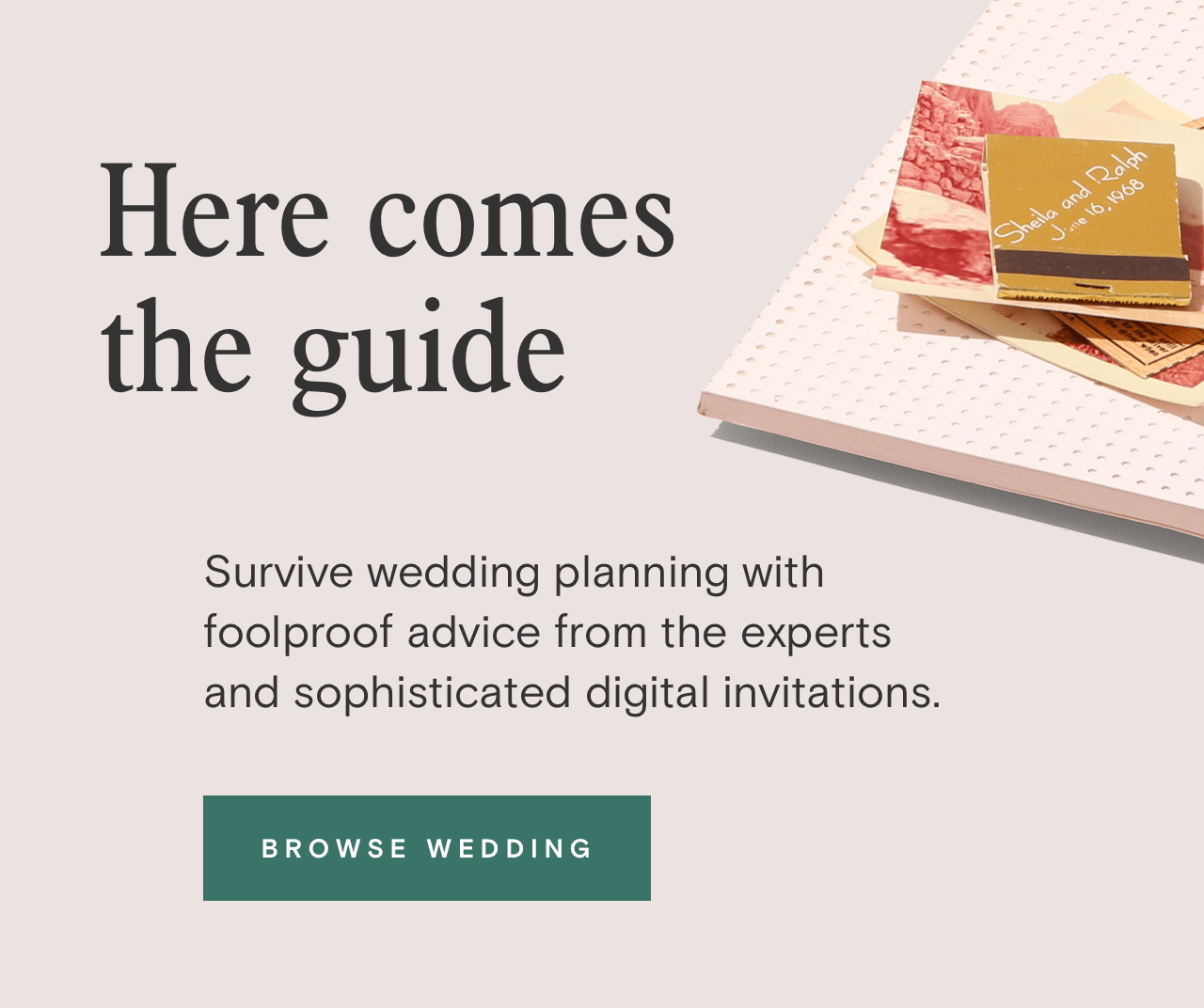 Survive wedding planning with foolproof advice from the experts and sophisticated digital invitations. Browse wedding: 
