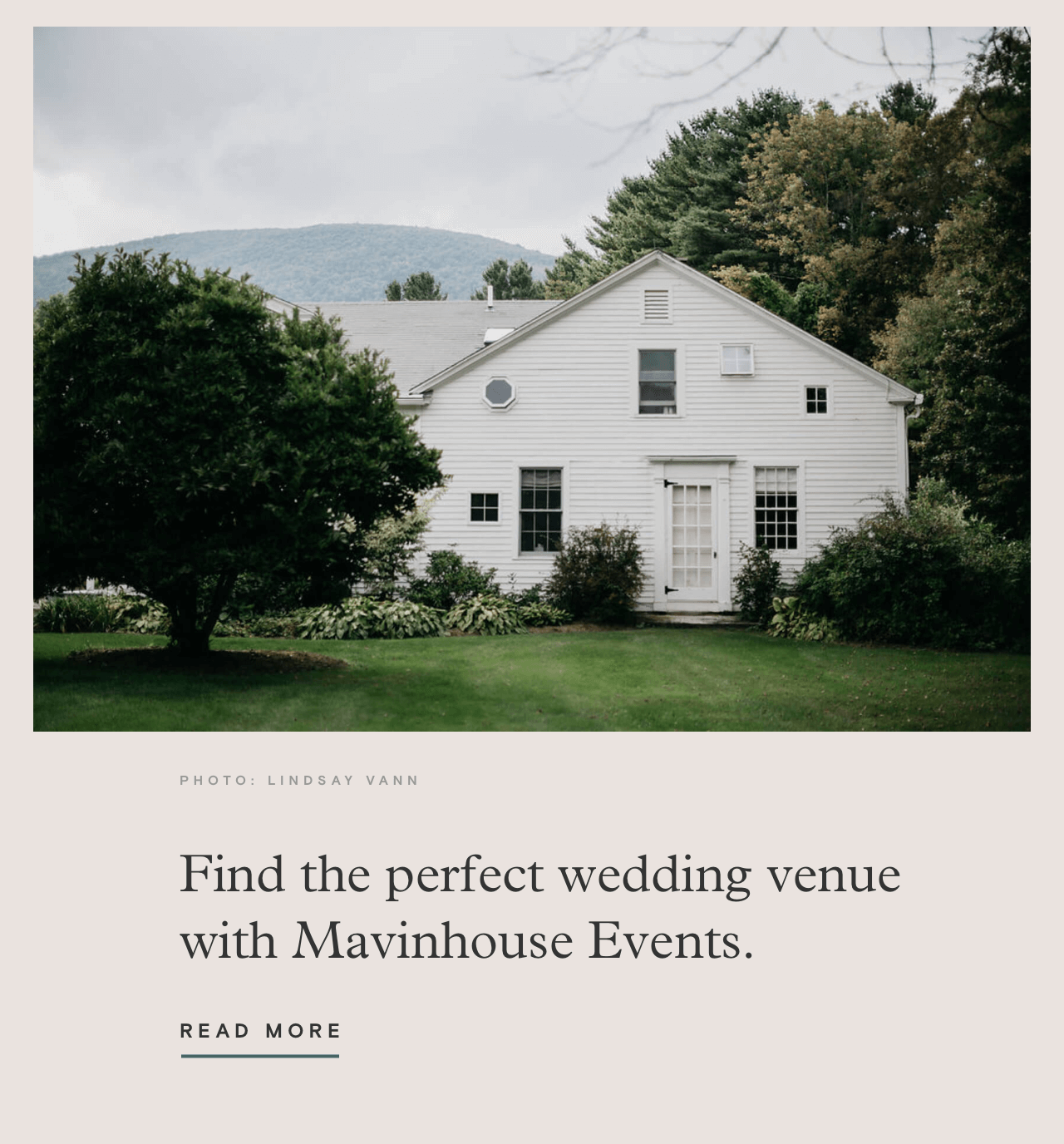 Find the perfect wedding venue with Mavinhouse Events. Read more: 