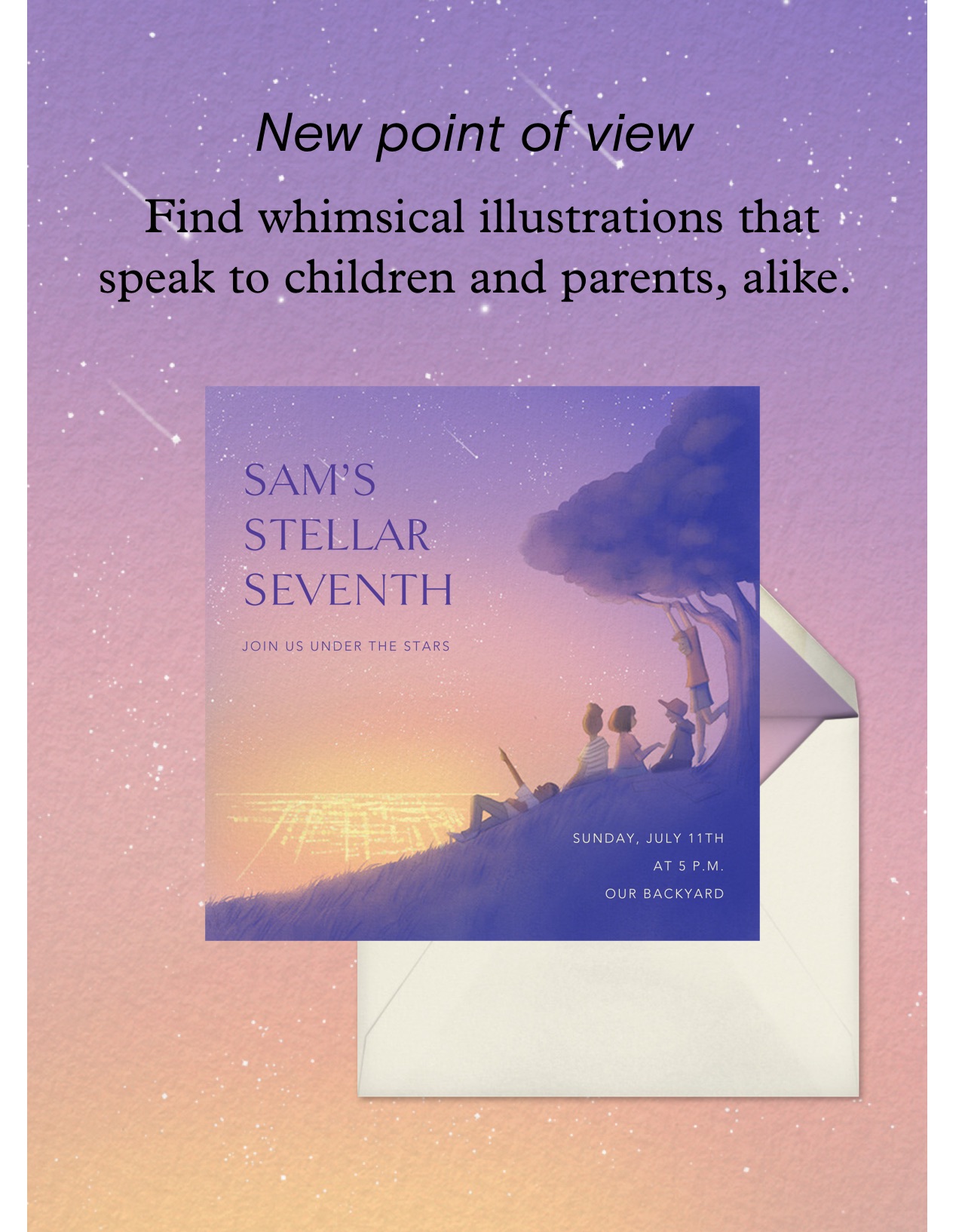 Find whimsical illustrations that speak to children and parents, alike.