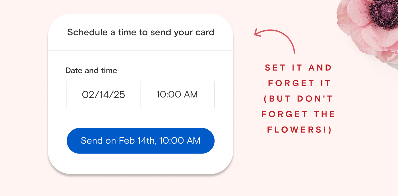 SET IT AND FORGET IT. BUT DON'T FORGET THE FLOWERS!