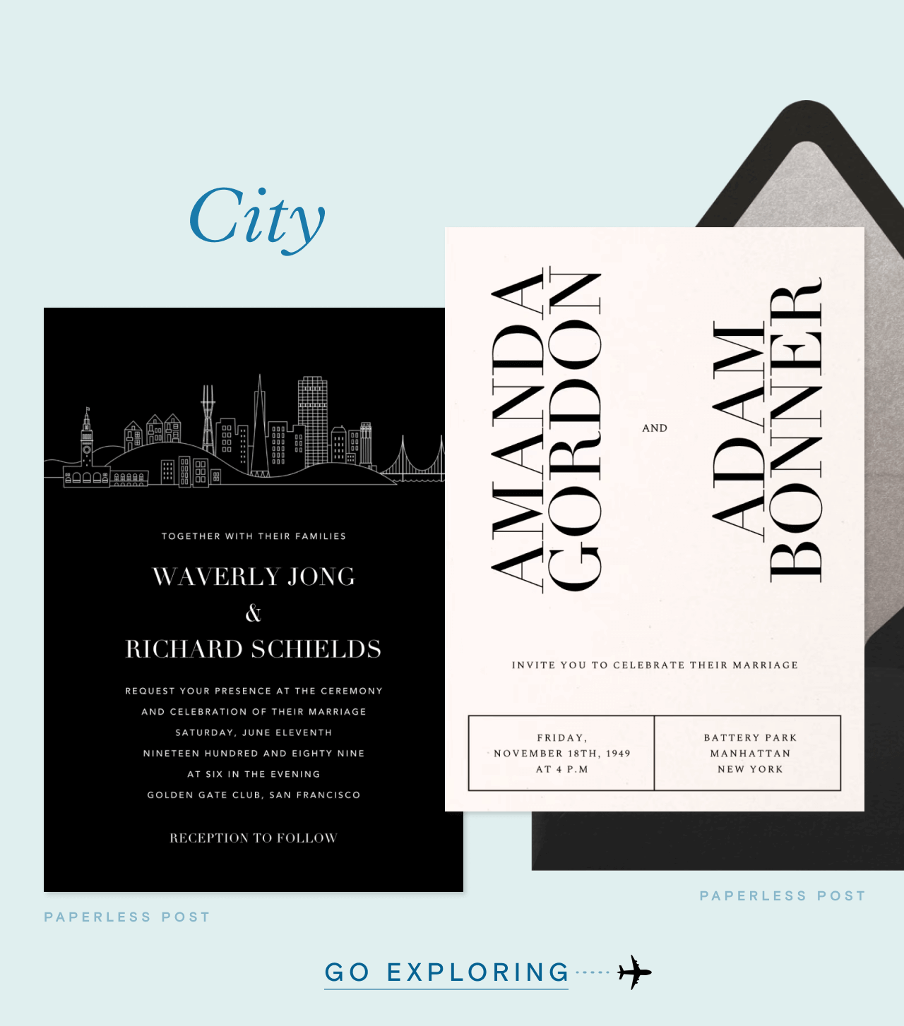 City. GO EXPLORING