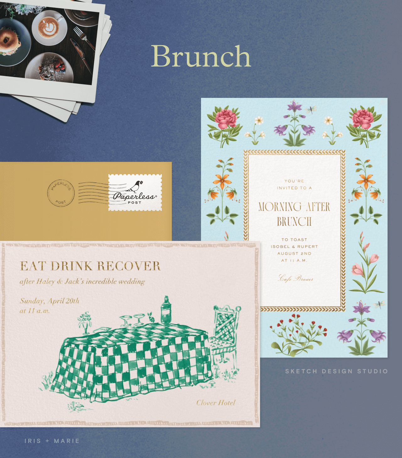 Brunch. MORNING AFTER BRUNCH. EAT DRINK RECOVER