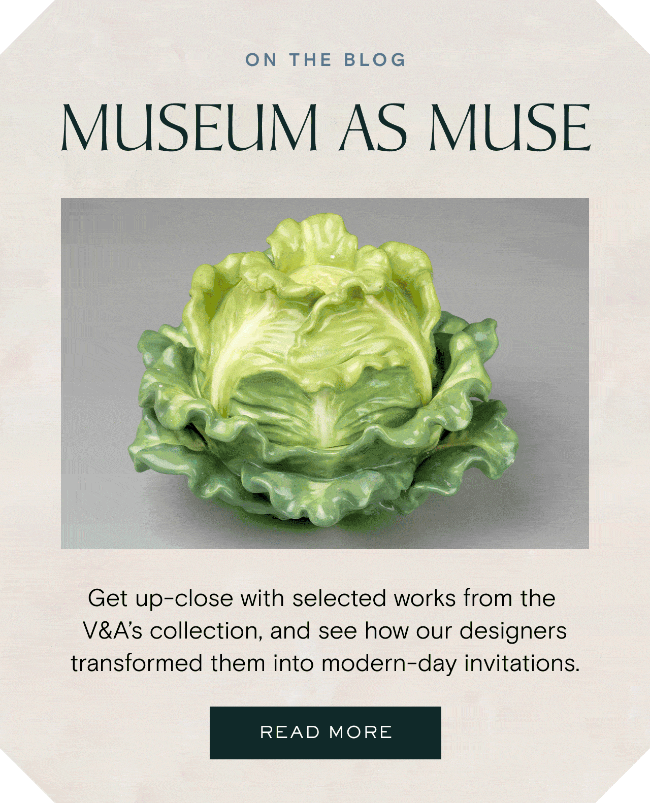 ON THE BLOG. MUSEUM AS MUSE. READ MORE
