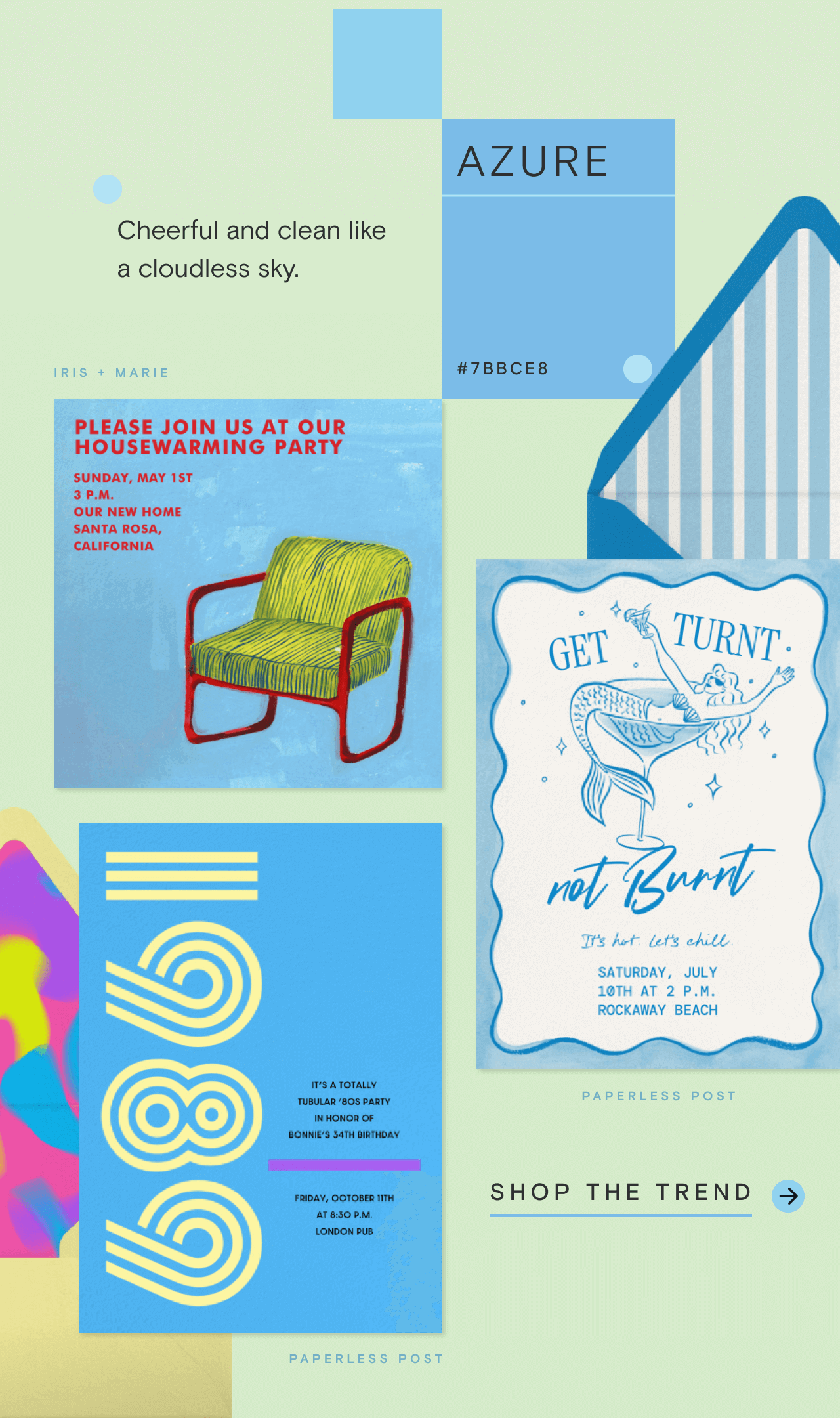 AZURE. GET TURNT not Burnt. SHOP THE TREND