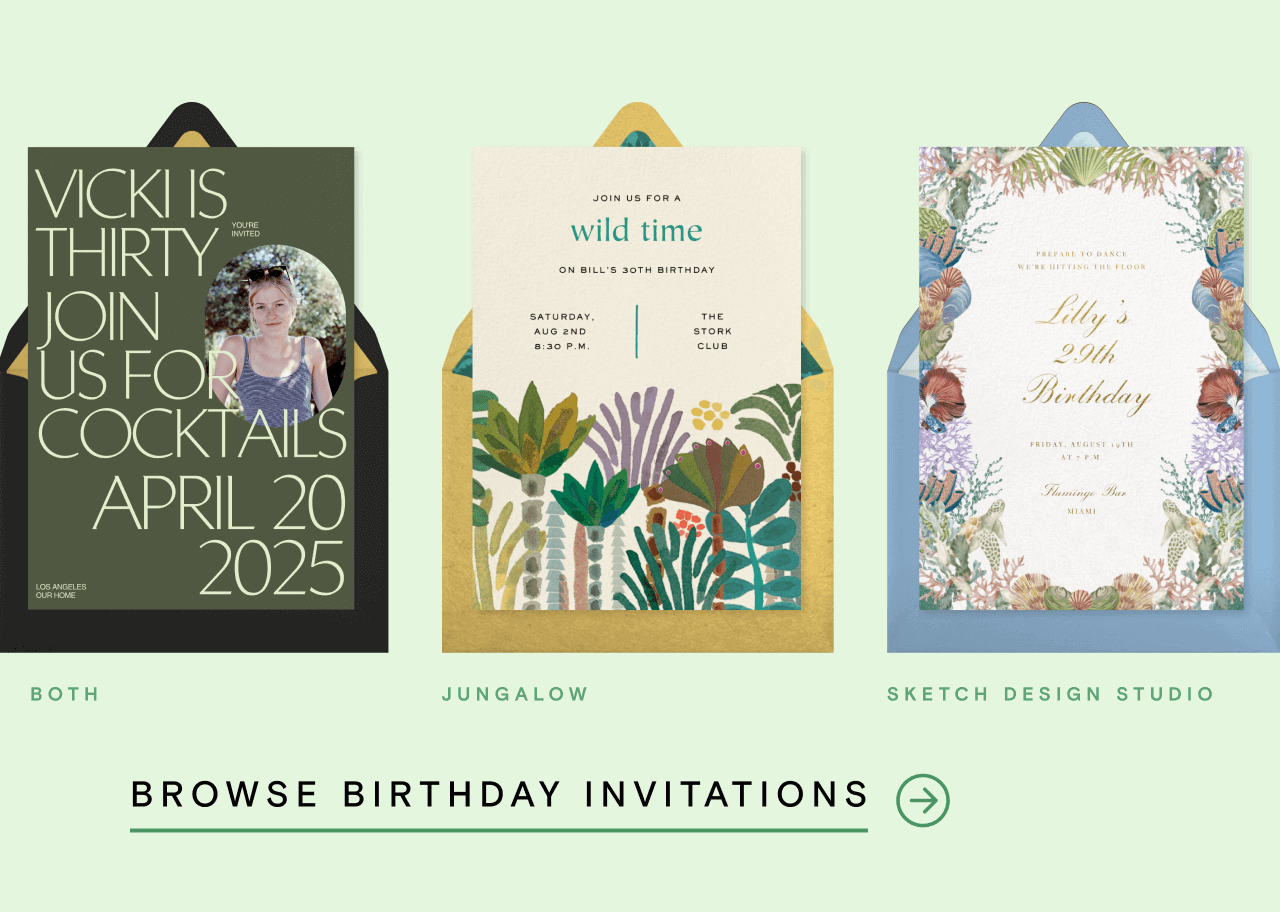 BROWSE BIRTHDAY INVITATIONS