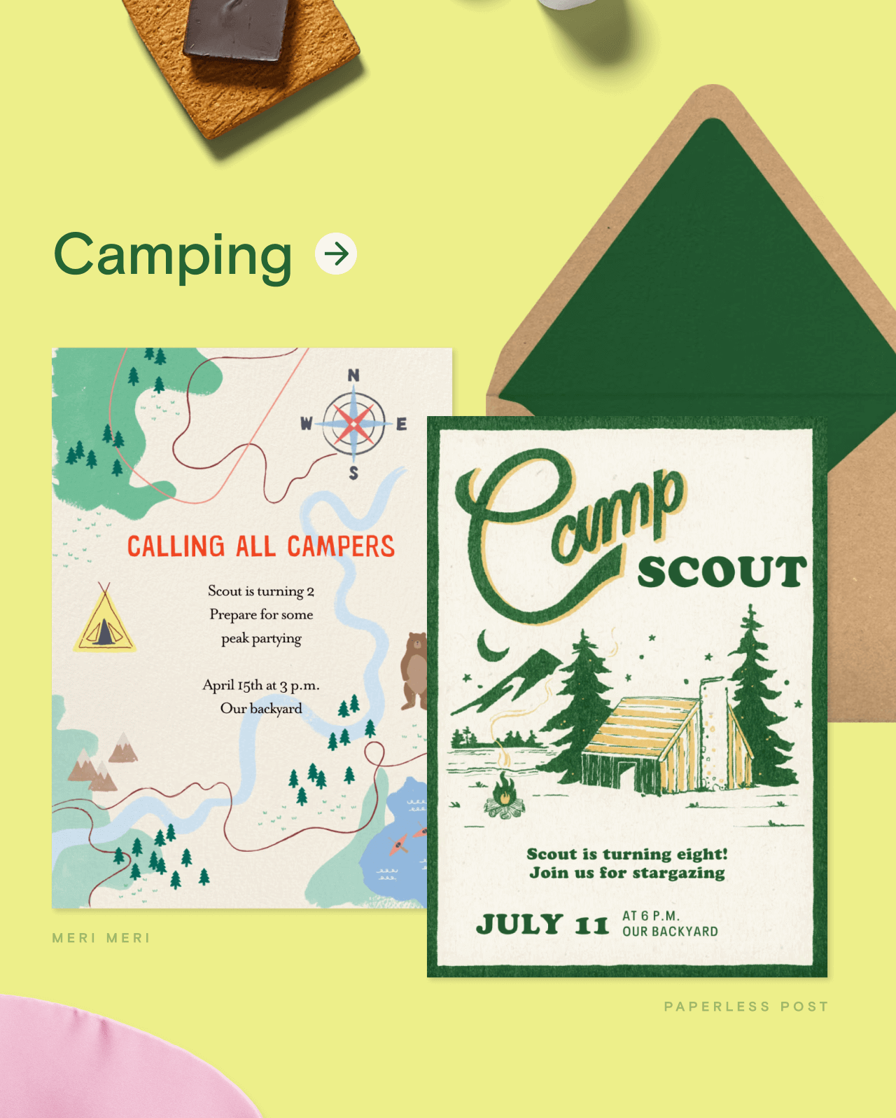 Camping. Camp SCOUT