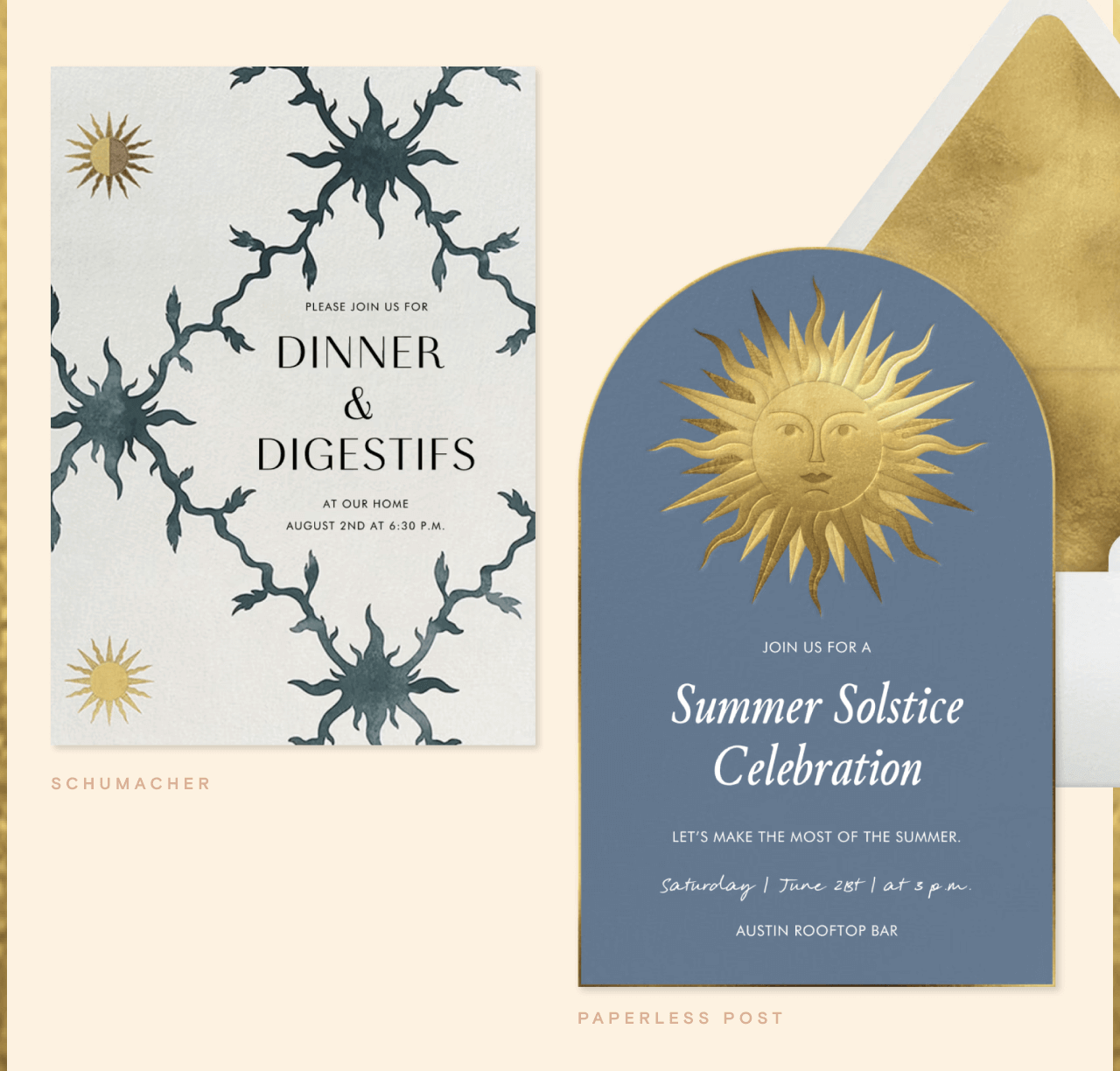 PLEASE JOIN US FOR DINNER AND DIGESTIFS. Summer Solstice Celebration