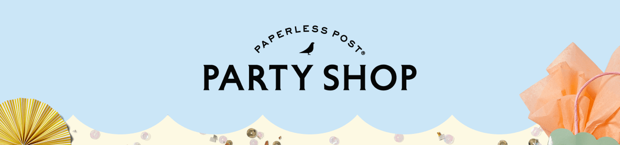 PAPERLESS POST. PARTY SHOP