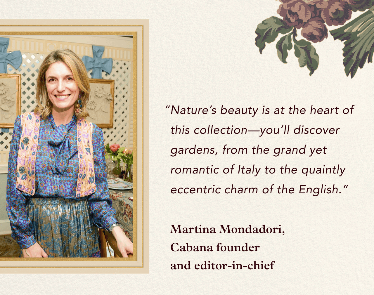 Martina Mondadari. Cabana Founder and editor-in-chief