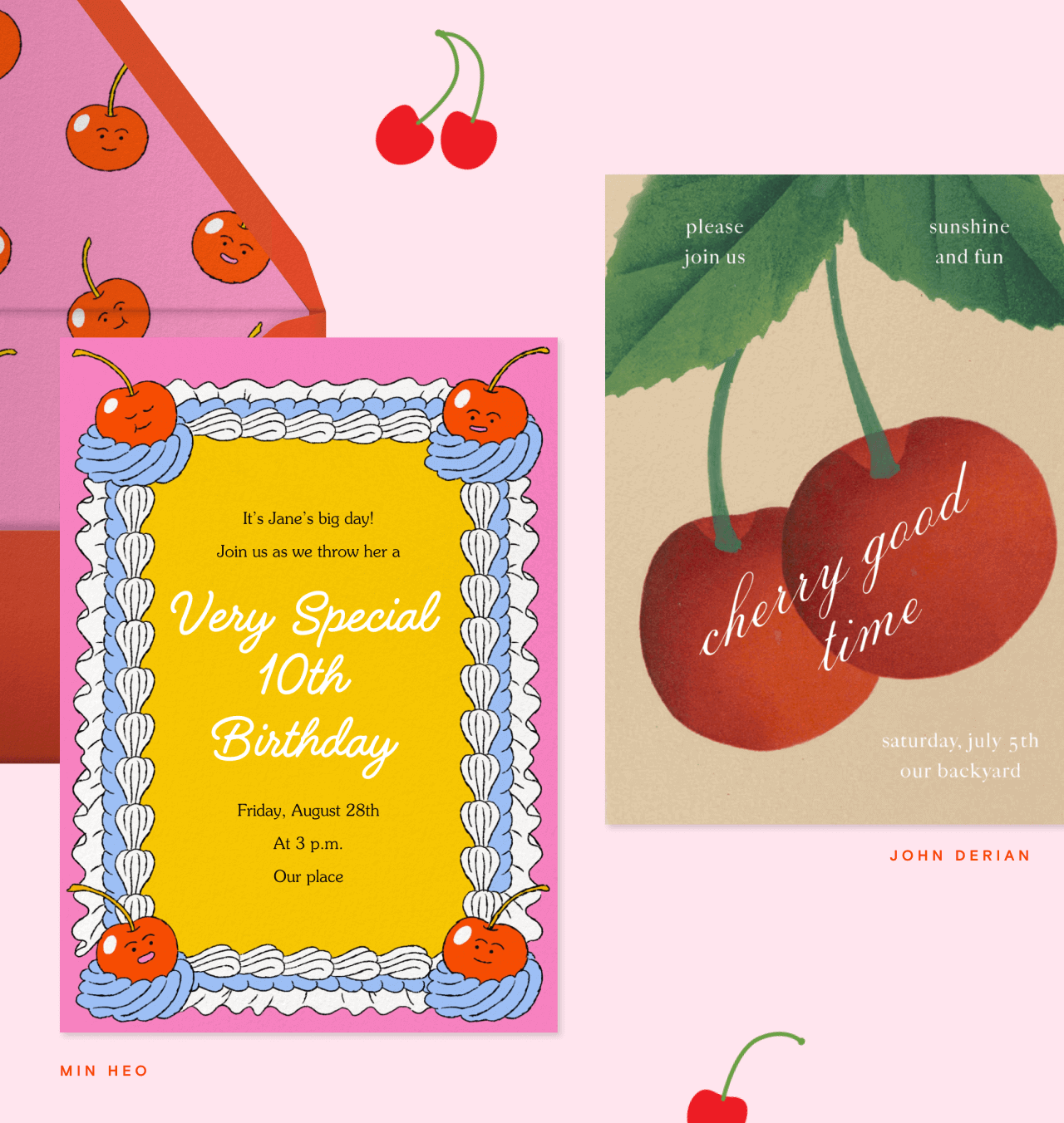 Very Special 10th Birthday. cherry good time