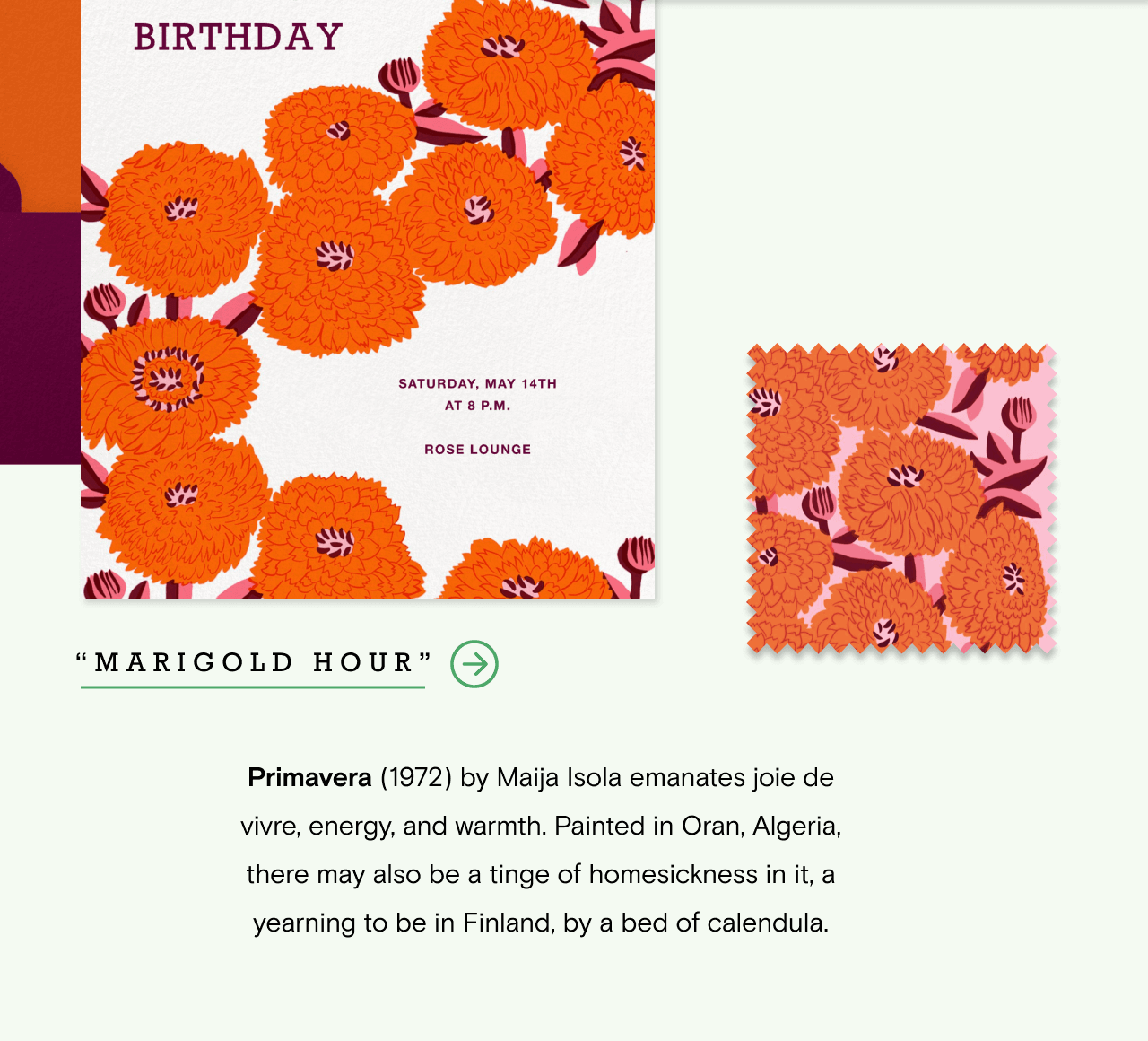 MARIGOLD HOUR