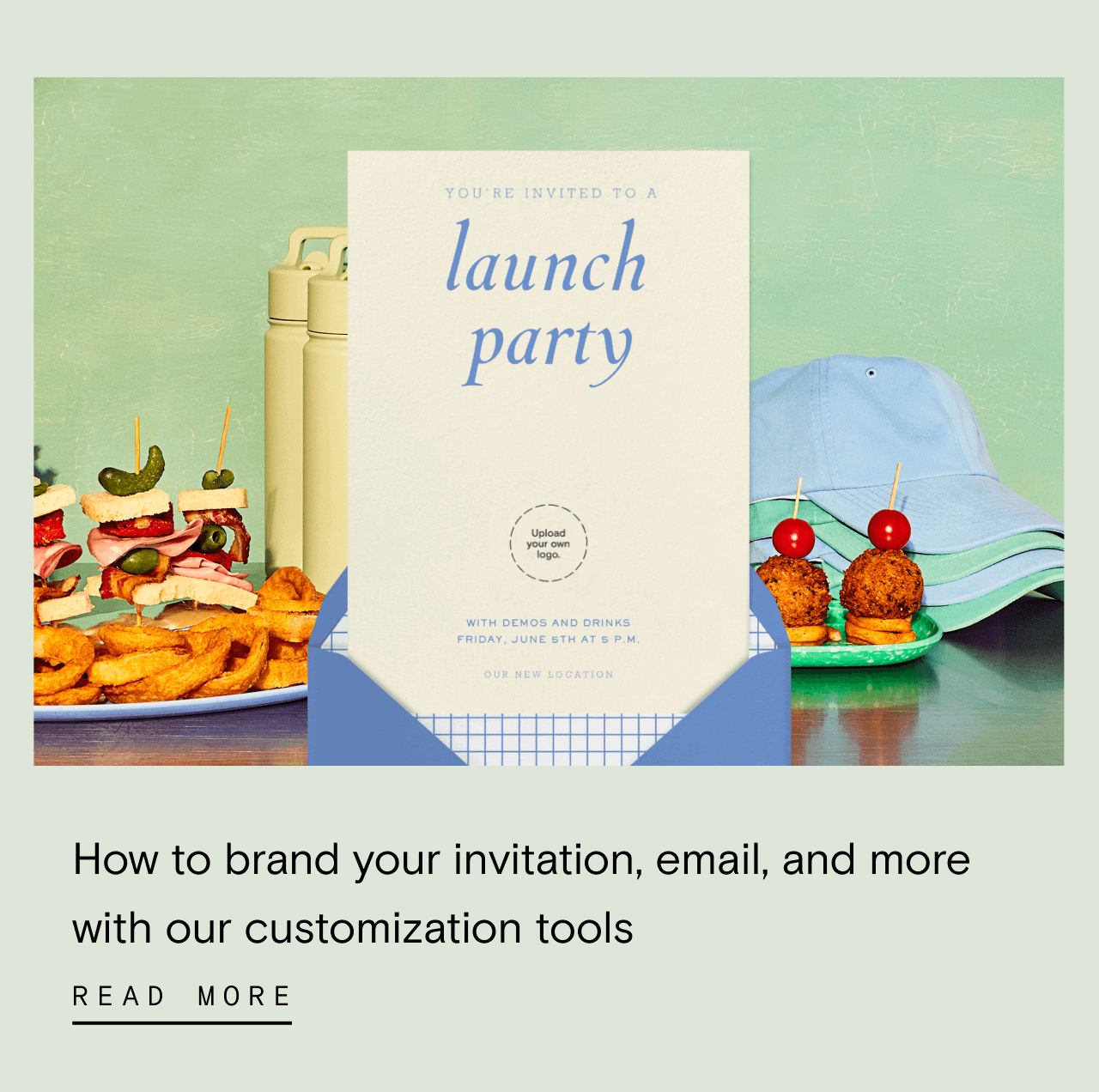 YOU'RE INVITED TO A launch party. READ MORE