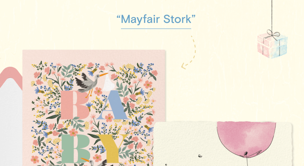 Mayfair Stork. BABY