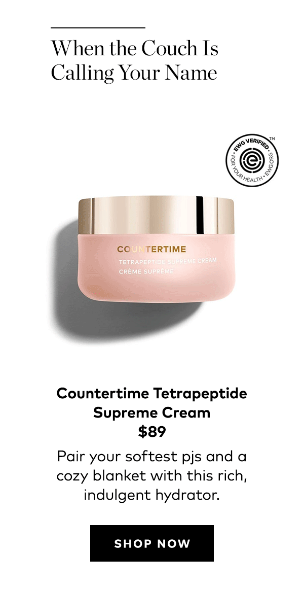 WHEN THE COUGH IS CALLING YOUR NAME COUNTERTIME SUPREME CREAM
