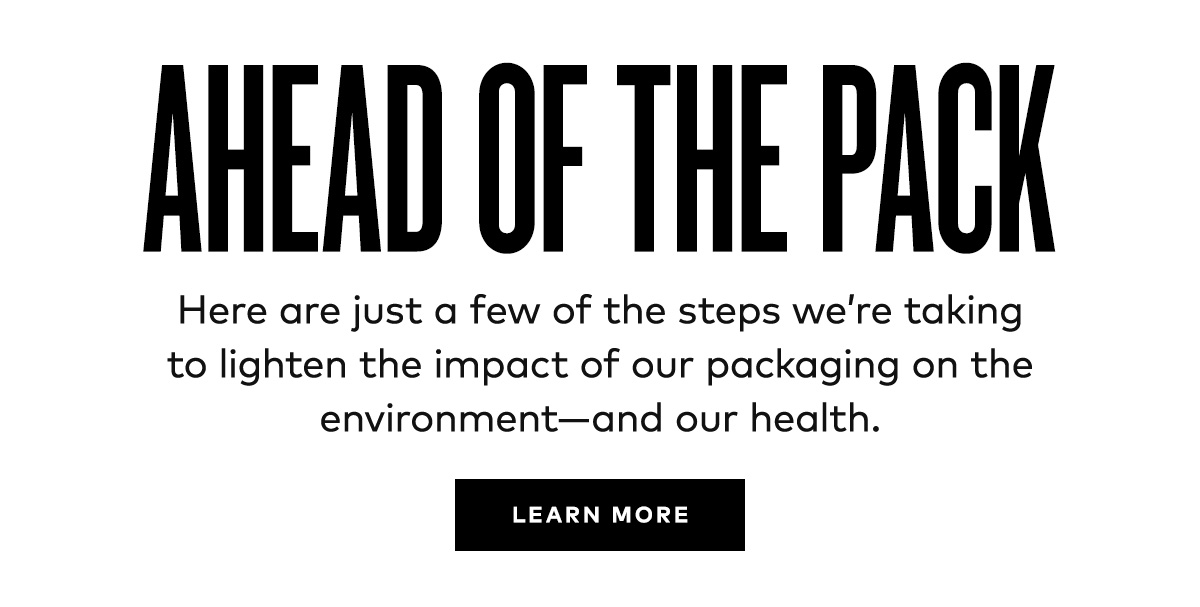 AHEAD OF THE PACK