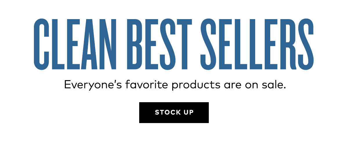 CLEAN BEST SELLERS
