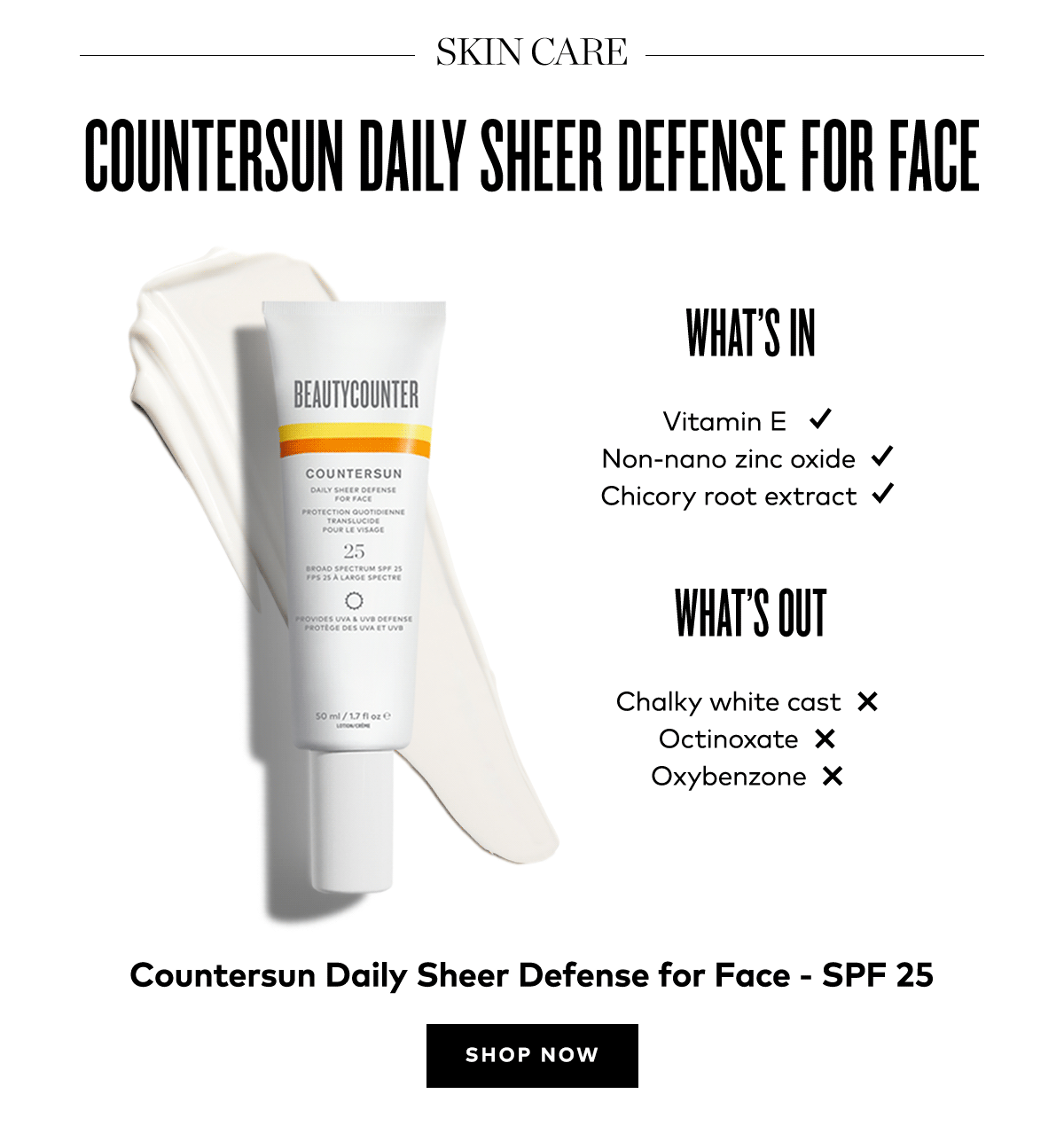 COUNTERSUN DAILY SHEER DEFENSE