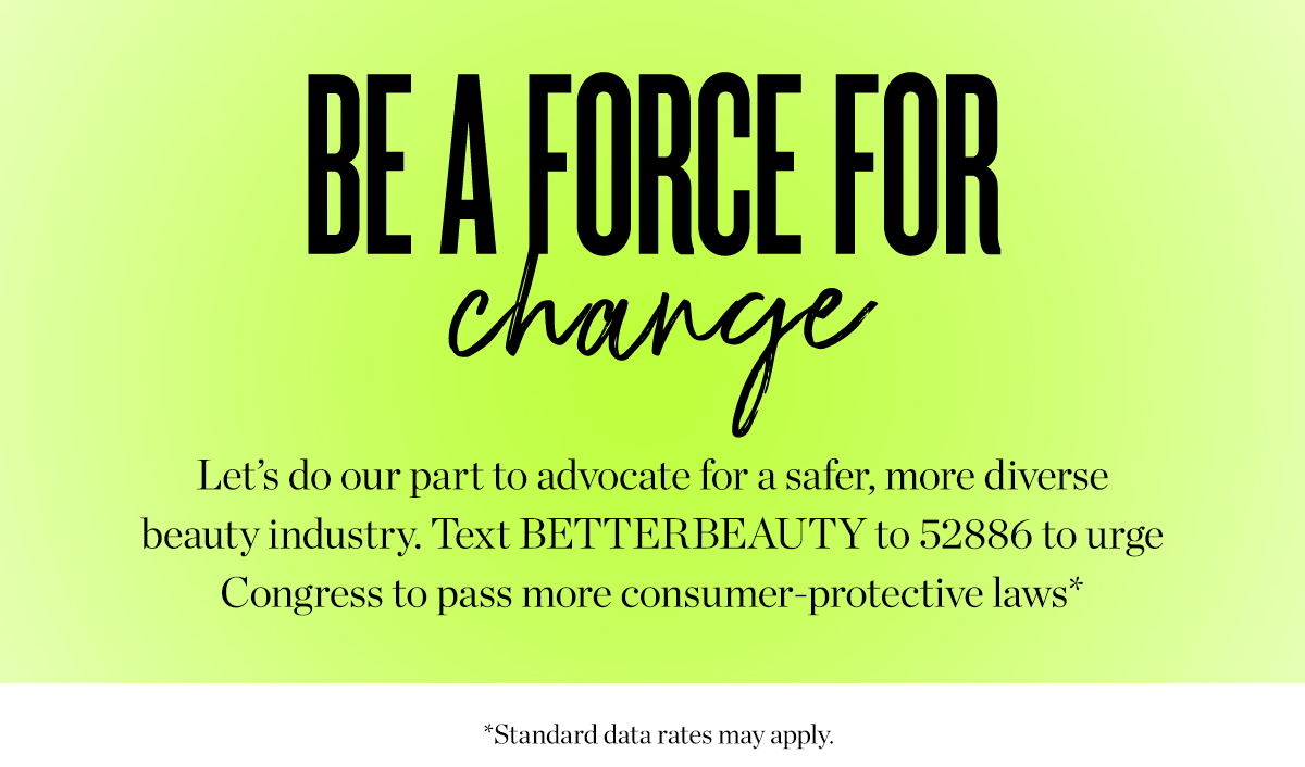 BE A FORCE FOR CHANGE