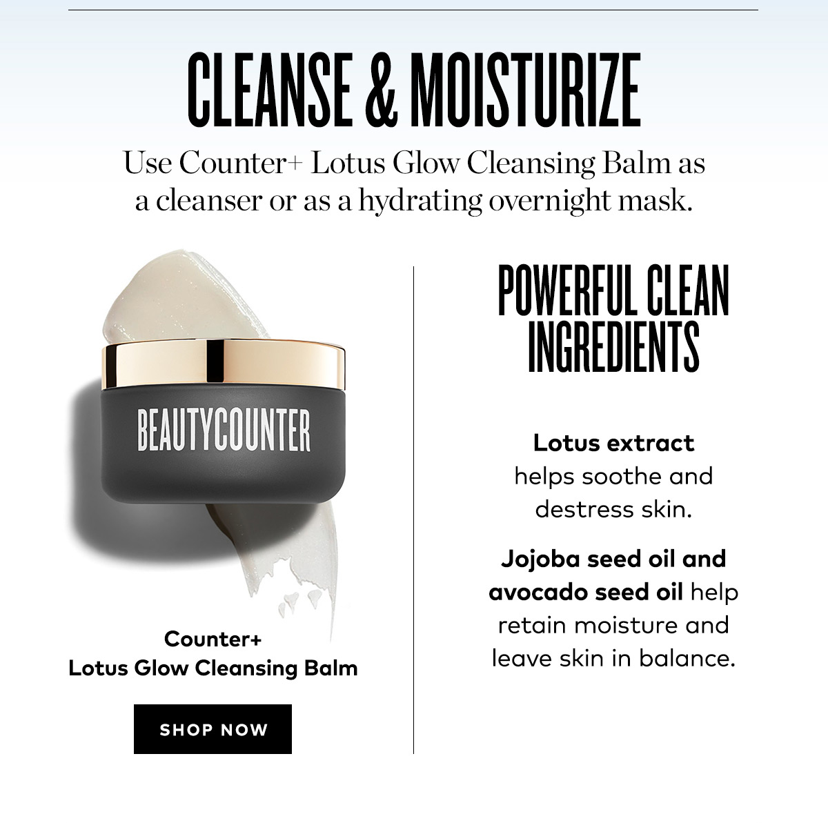 LOTUS GLOW CLEANSING BALM