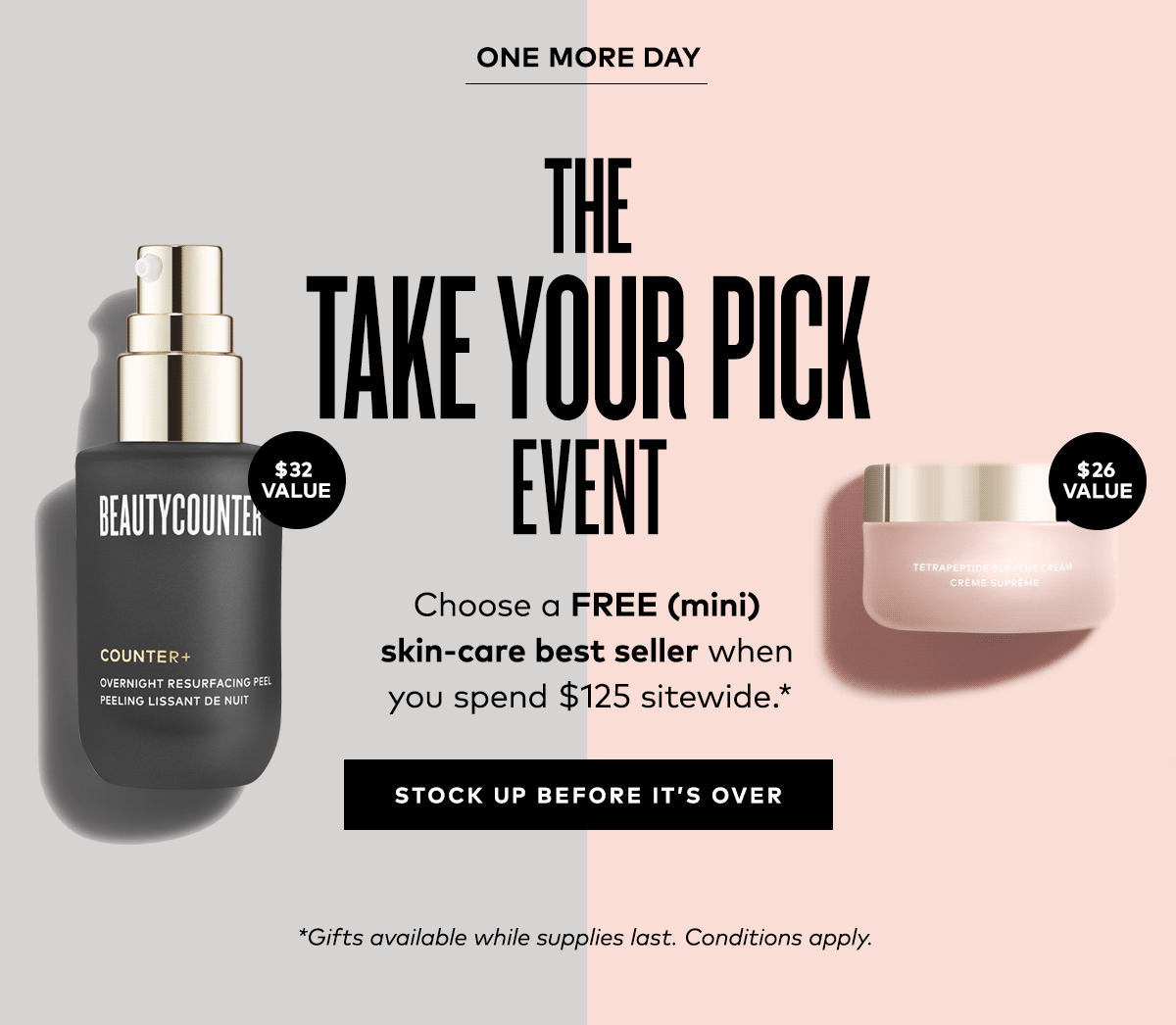 THE TAKE YOUR PICK EVENT