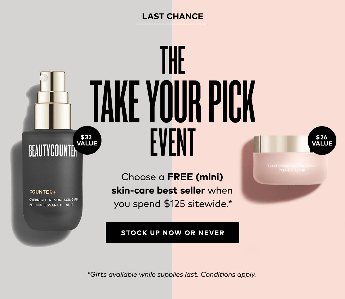 THE TAKE YOUR PICK EVENT