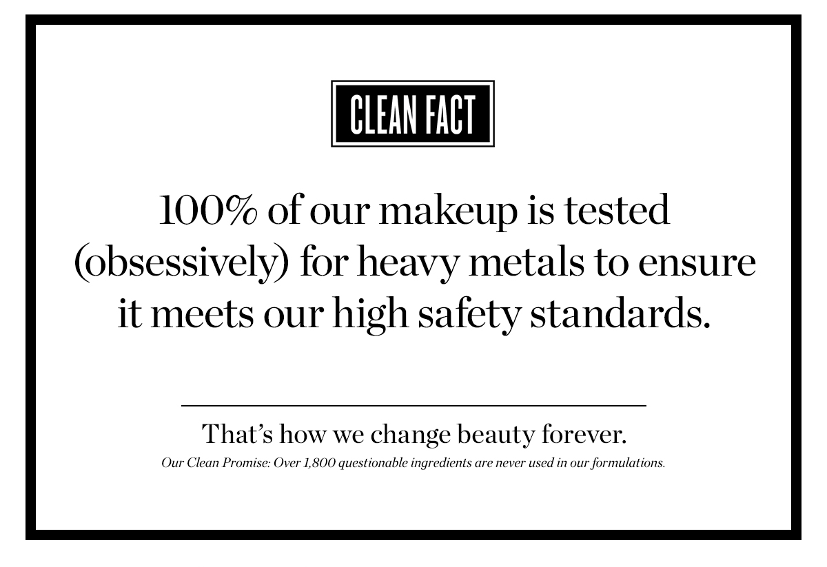 OUR CLEAN PROMISE