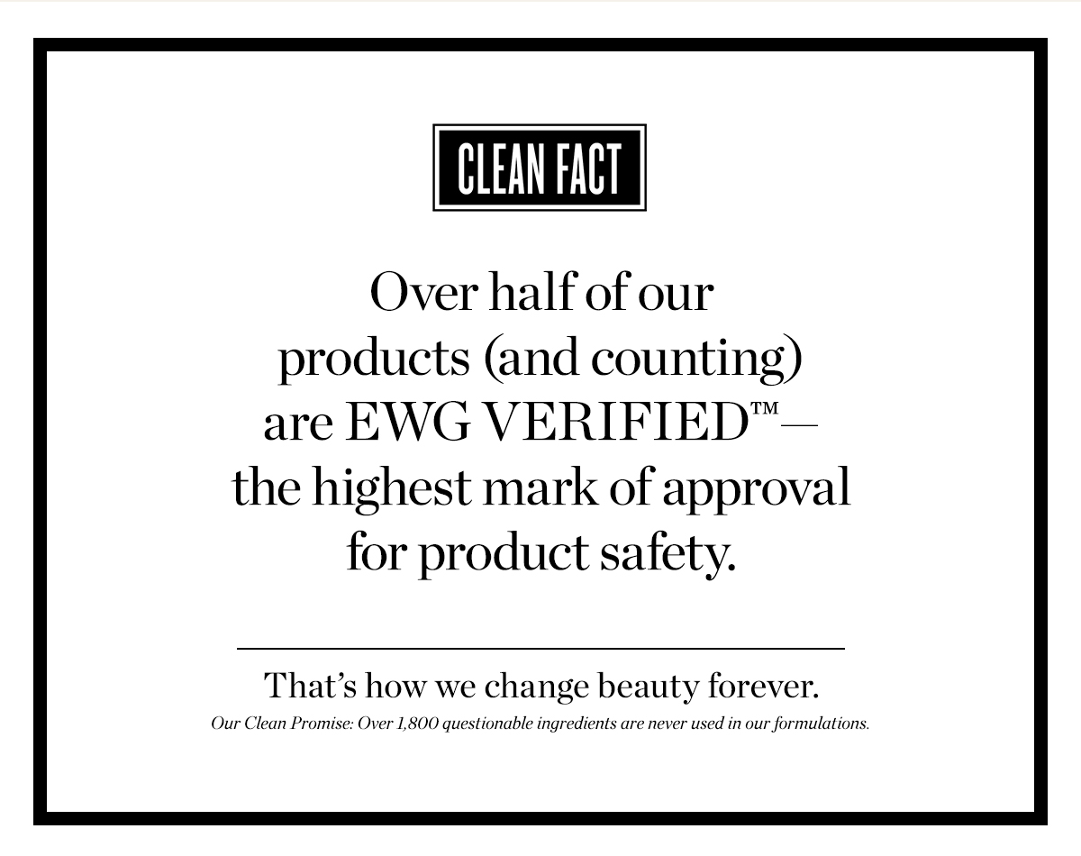 OUR CLEAN PROMISE