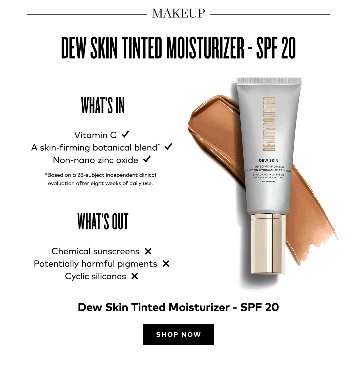 DEW SKIN TINTED MOISTURIZER