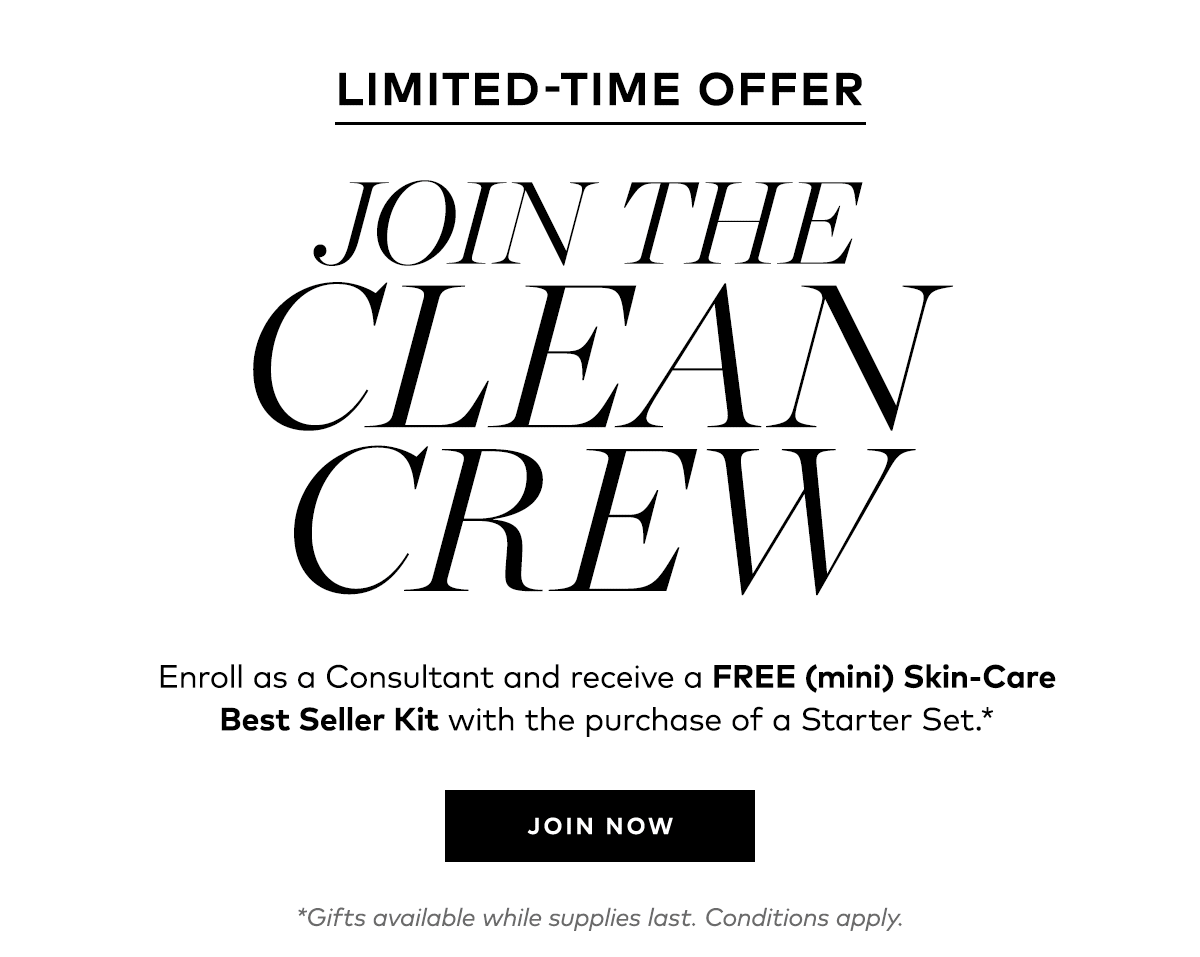 JOIN THE CLEAN CREW