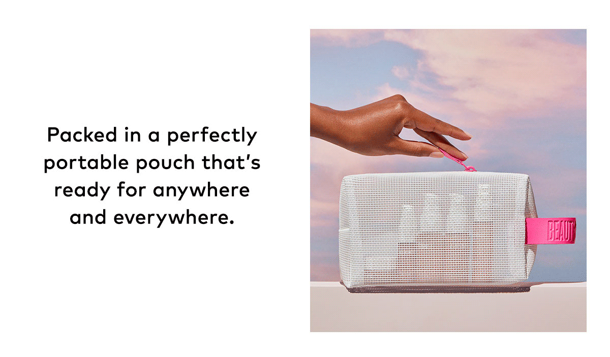 PACKED IN A POUCH
