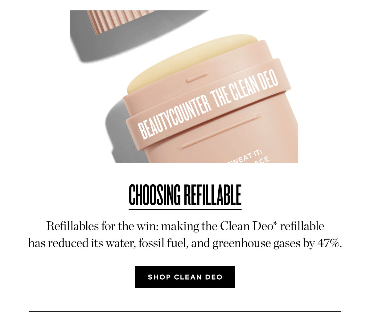 CHOOSING REFILLABLE