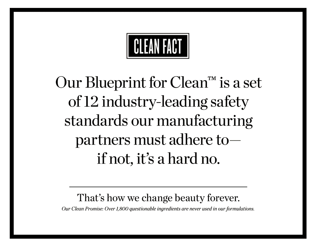 OUR CLEAN PROMISE