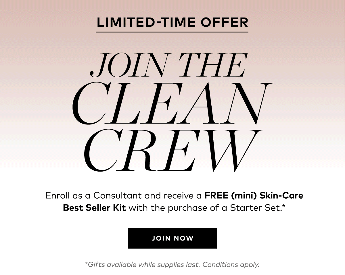 JOIN THE CLEAN CREW