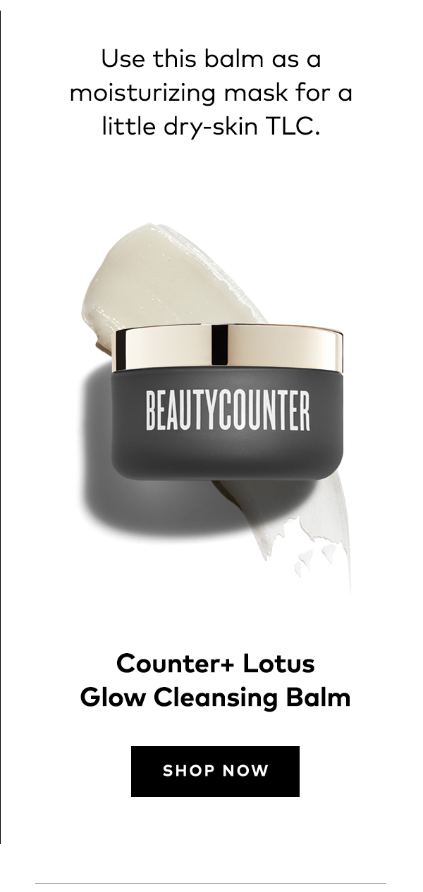 COUNTER+ LOTUS GLOW CLEANSING BALM