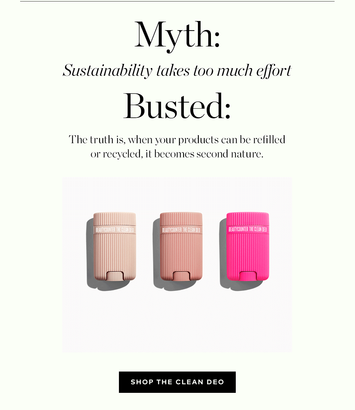 SHOP THE CLEAN DEO