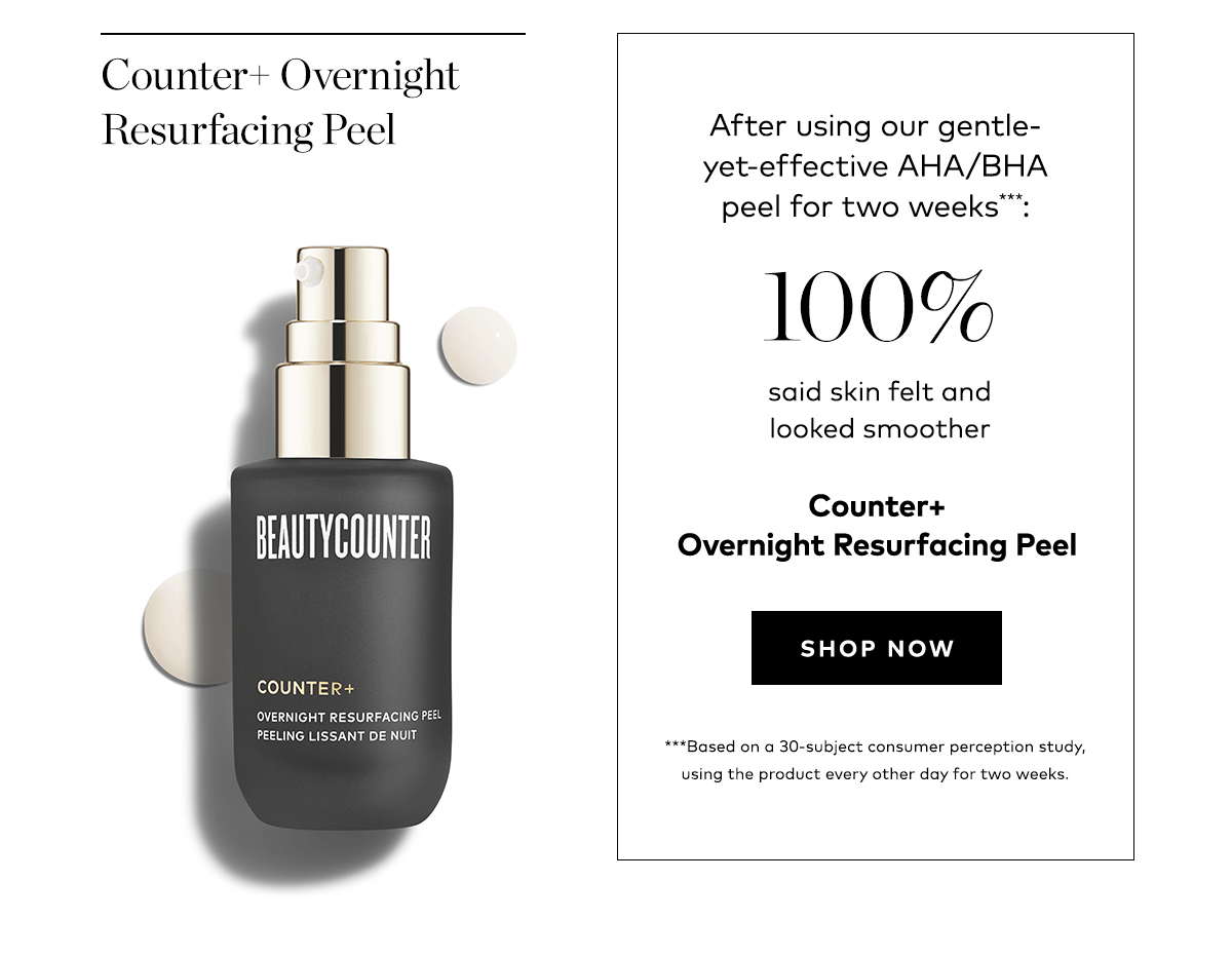 COUNTER+ OVERNIGHT RESURFACING PEEL