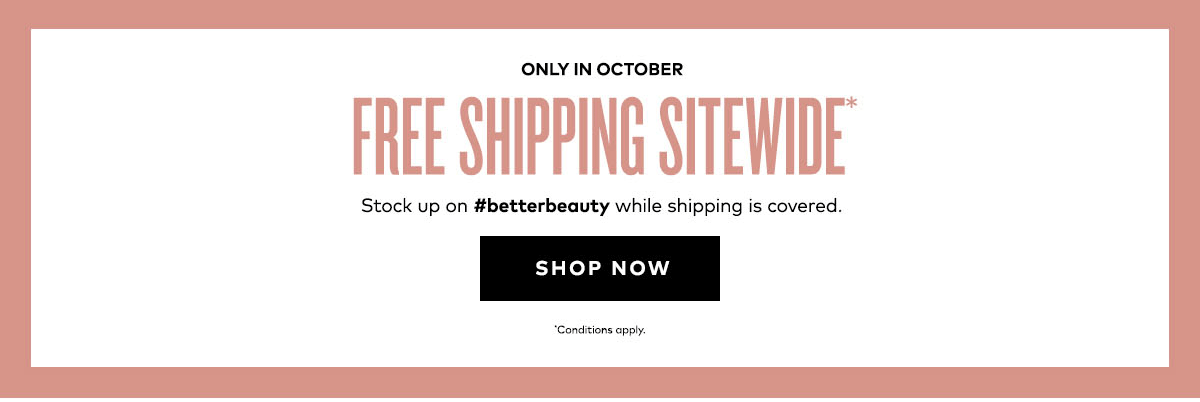 FREE SHIPPING SITEWIDE