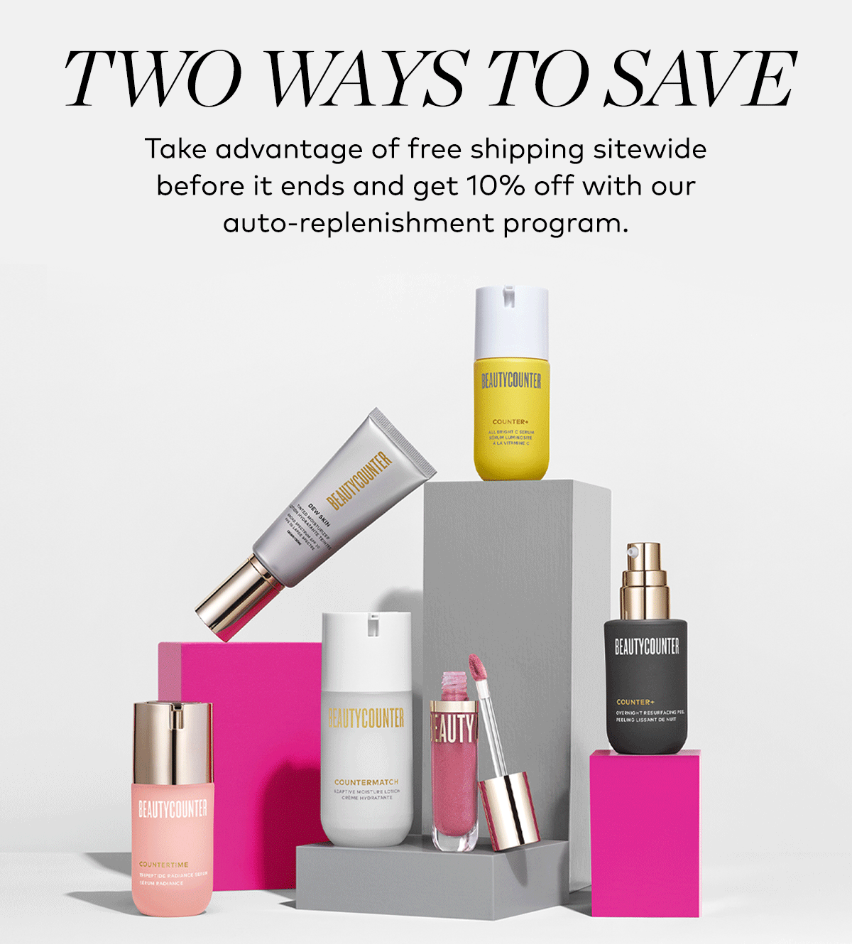 TWO WAYS TO SAVE