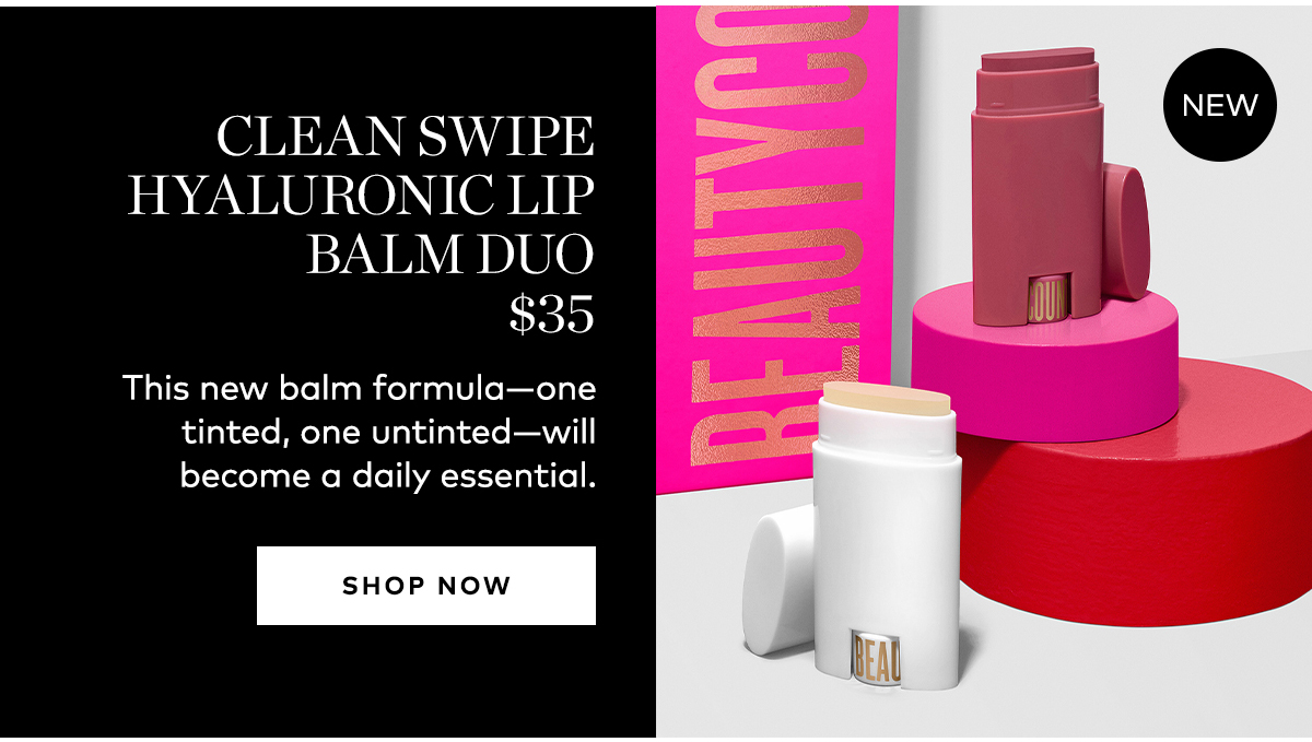 CLEAN SWIPE HYALURONIC LIP BALM DUO
