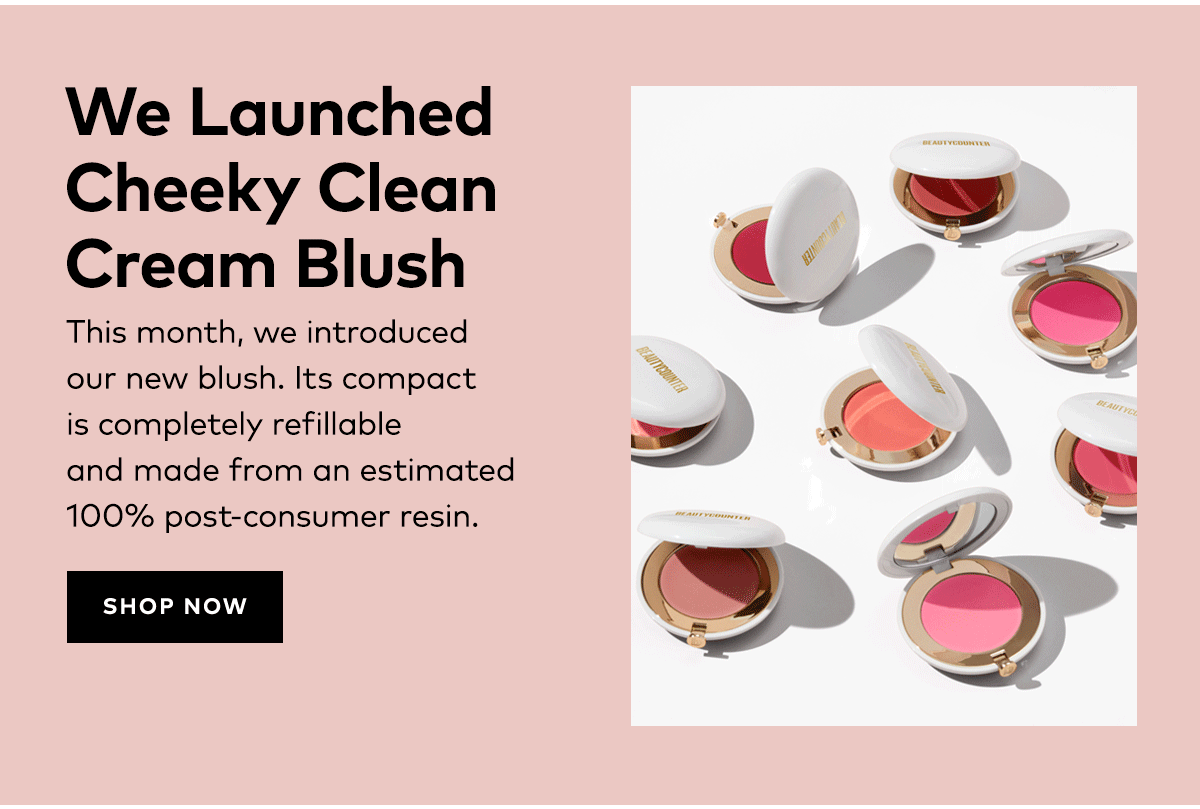 WE LAUNCHED CHEEKY CLEAN CREAM BLUSH