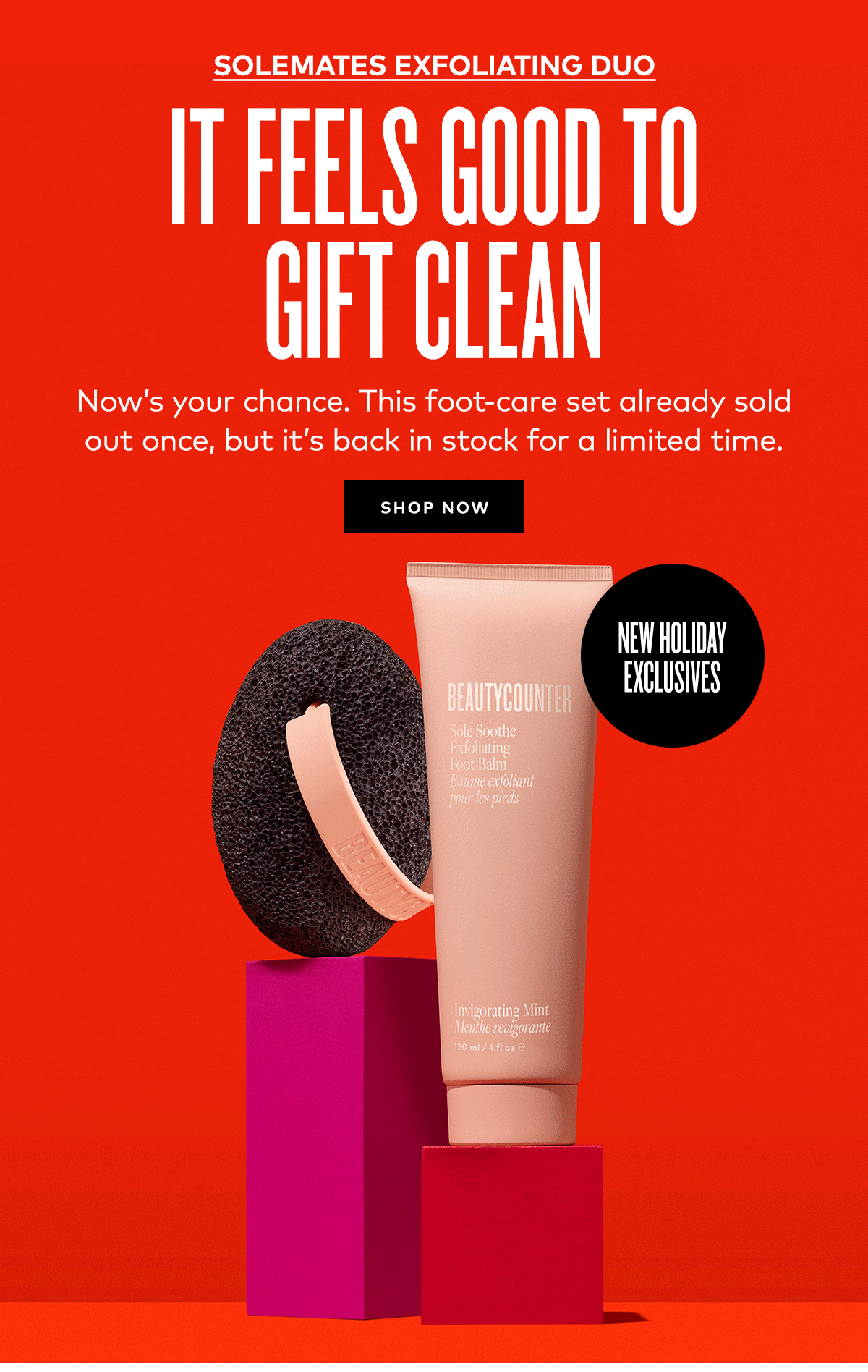 IT FEELS GOOD TO GIFT CLEAN