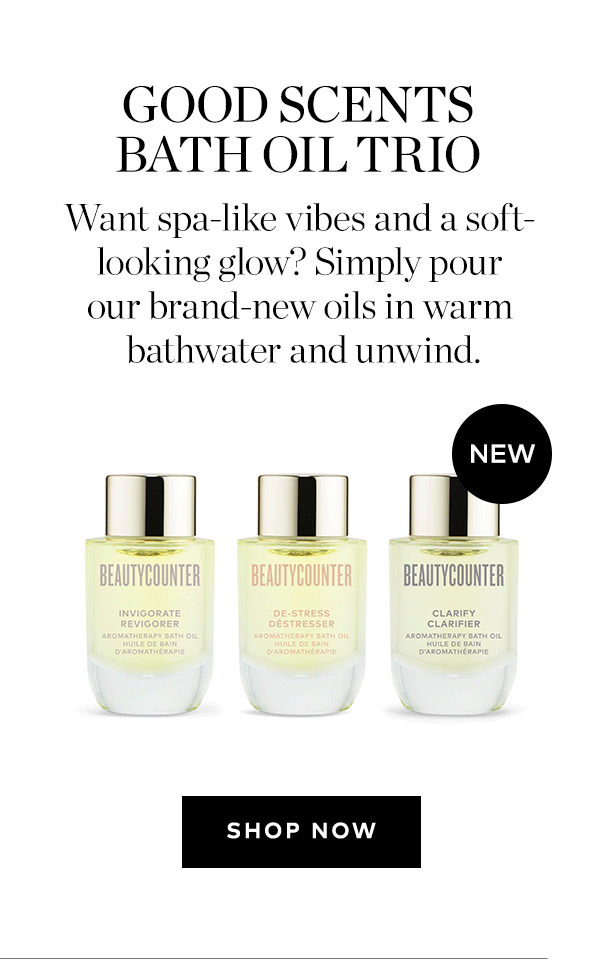 GOOD SCENTS BATH OIL TRIO