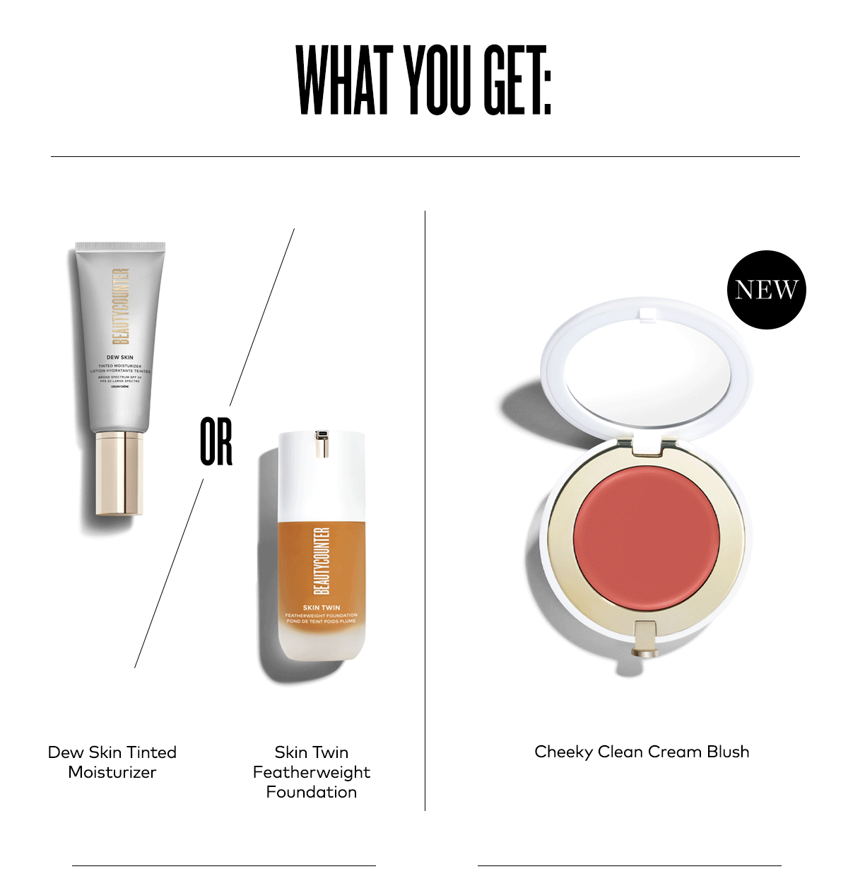 WHAT YOU GET: