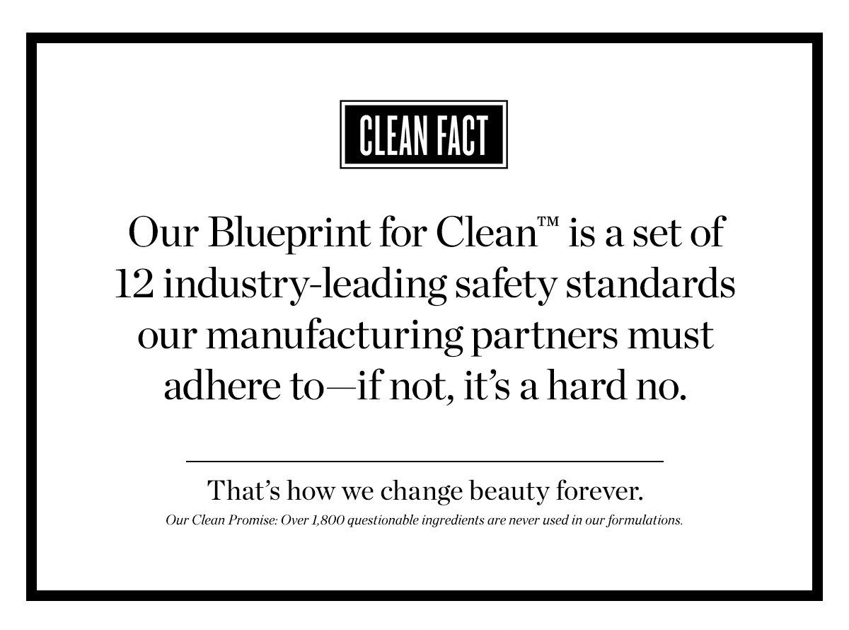 OUR CLEAN PROMISE