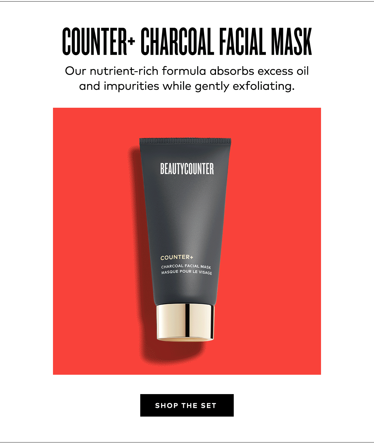 COUNTER+ CHARCOAL FACIAL MASK