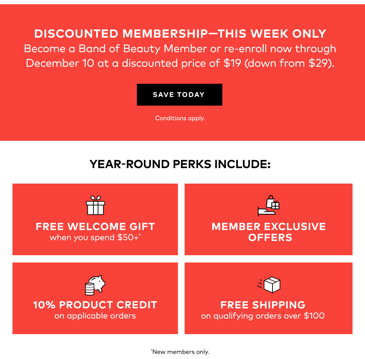DISCOUNTED MEMBERSHIP