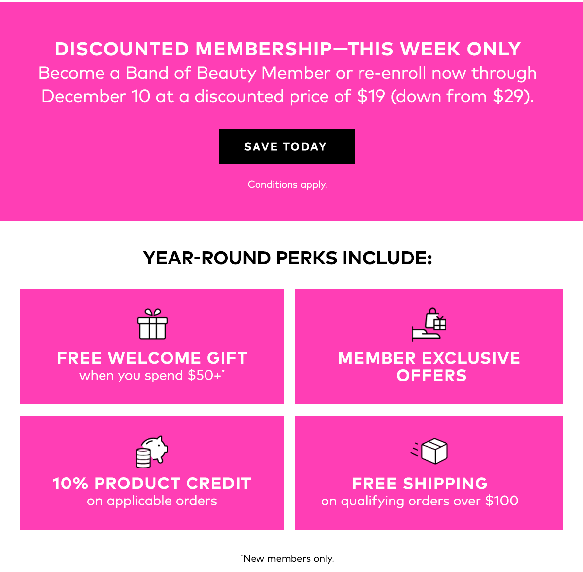 DISCOUNTED MEMBERSHIP