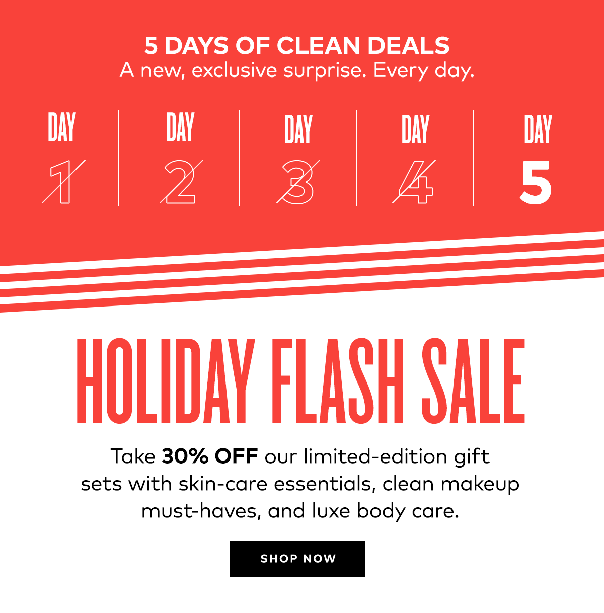 HOLIDAY FLASH SALE
