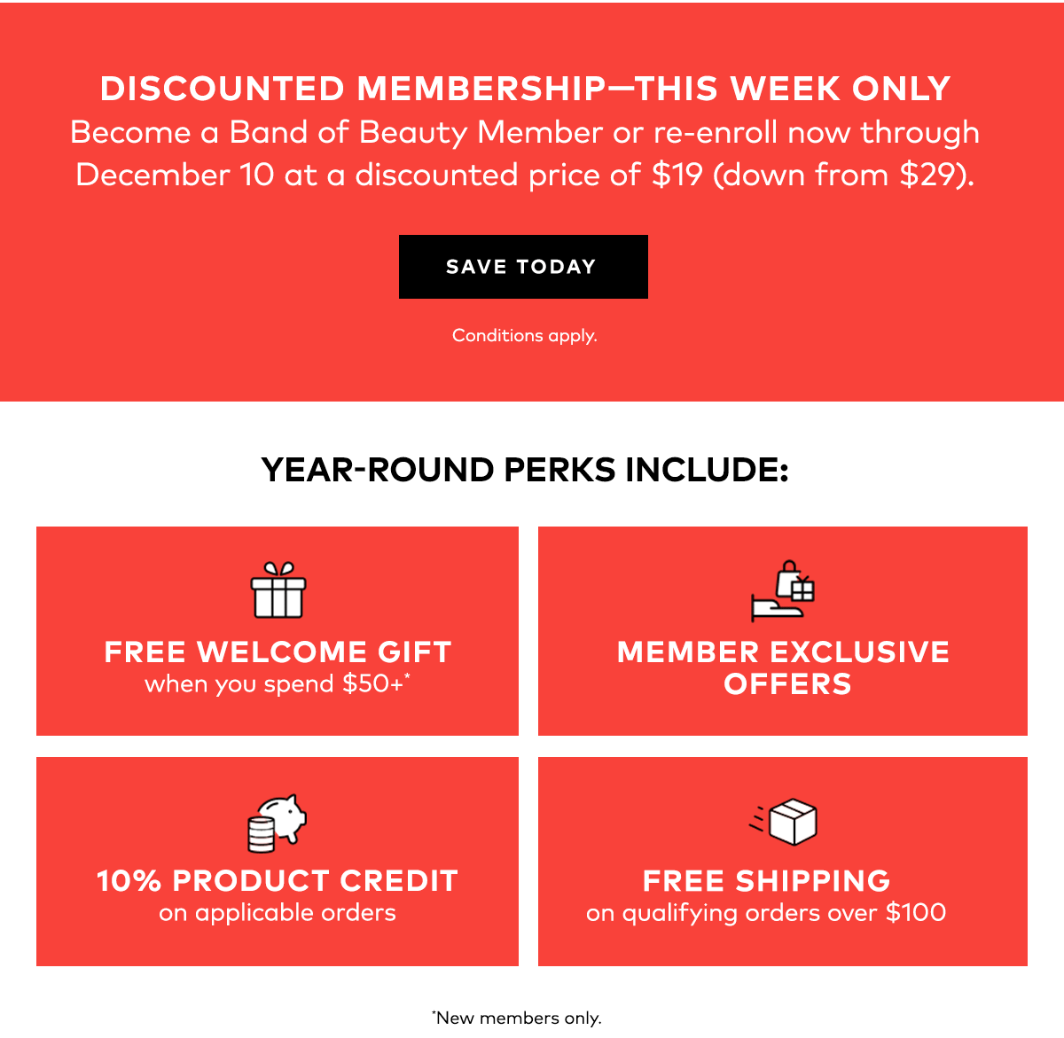 DISCOUNTED MEMBERSHIP