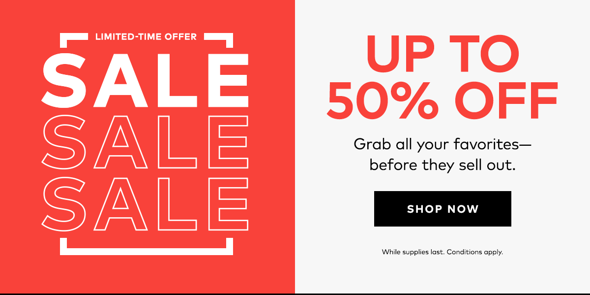 UP TO 50% OFF